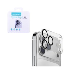 Protetor de Lente de Câmera de Vidro Temperado Apokin Para Apple iPhone 18 Pro Transparente